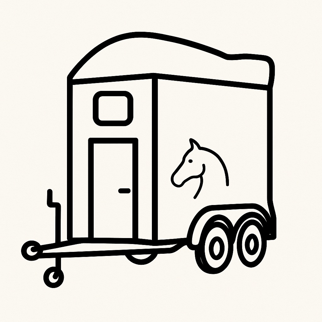 van camions transport chevaux